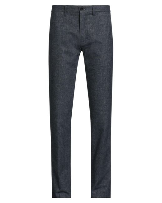Tommy Hilfiger Blue Pants Cotton, Polyester, Viscose, Elastane for men