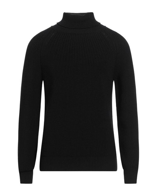 Lardini Black Turtleneck for men