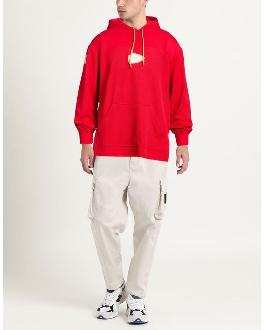 Nike Red Sweatshirt Polyester, Wool, Elastane, Cotton for men