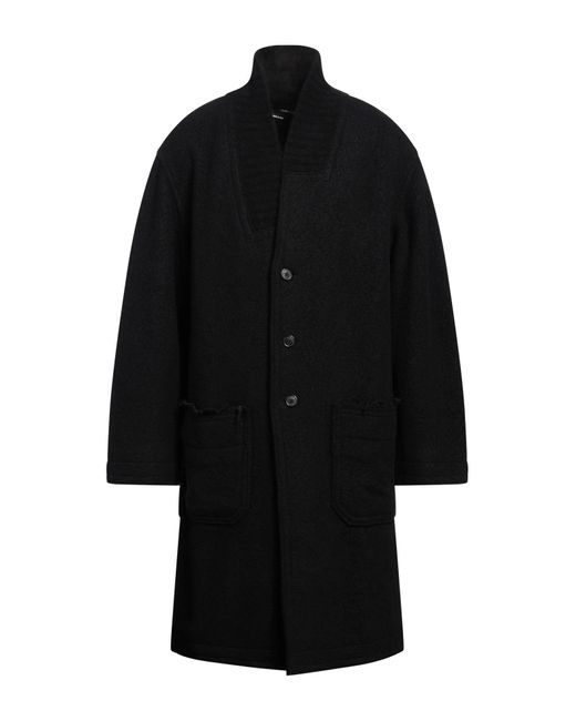 Isabel Benenato Black Coat for men