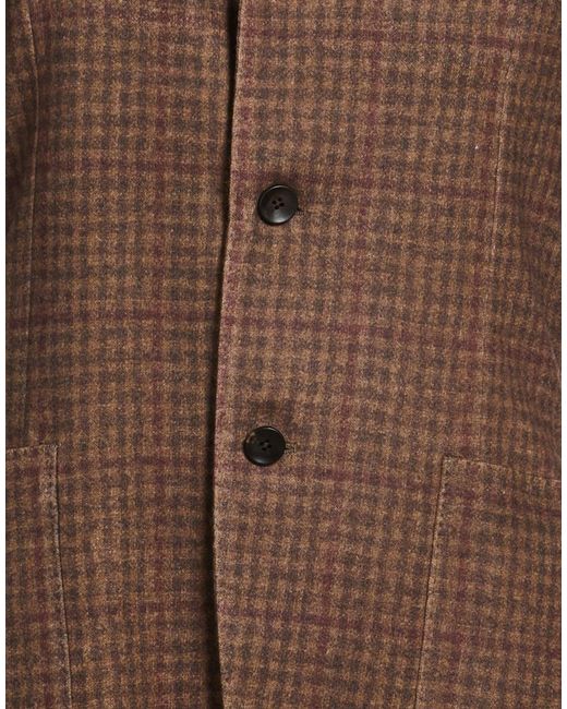 Lardini Brown Camel Blazer Wool, Polyamide for men
