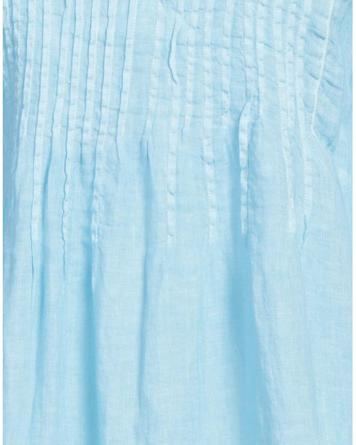 120% Lino Blue Top