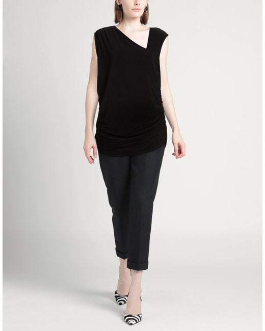 FRANK LYMAN Black Top Polyester, Elastane