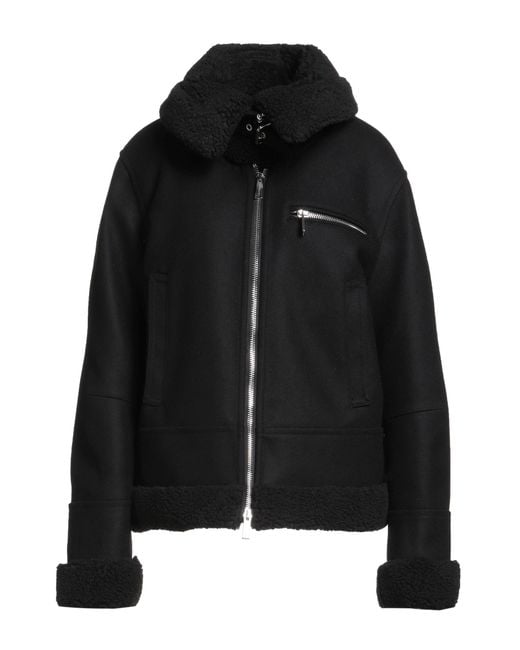 DSquared² Black Shearling- & Kunstfell