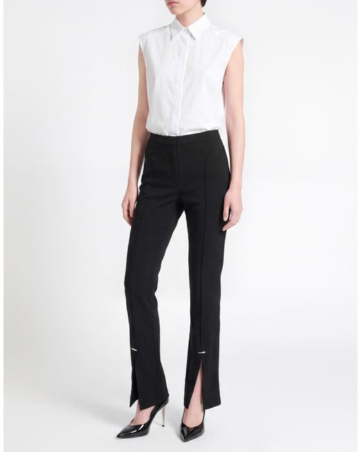 Mugler Black Pants Viscose, Elastane