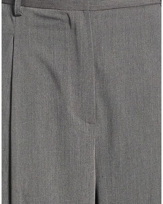 Alpha Studio Gray Pants Polyester, Viscose, Wool, Elastane