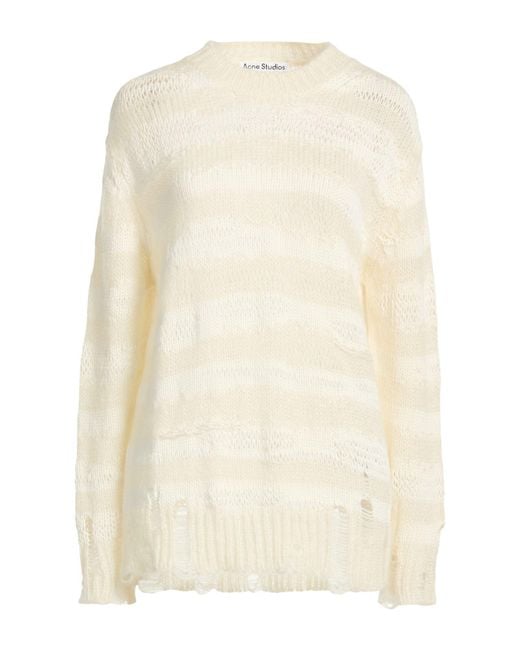 Acne White Sweaters