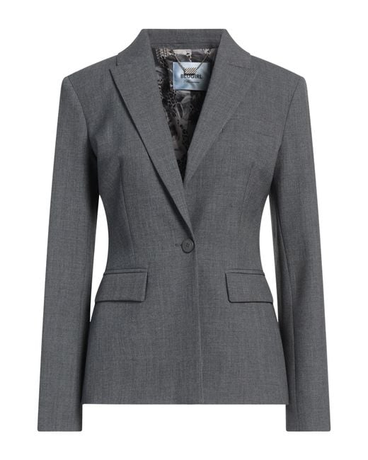 Blugirl Blumarine Black Blazer Polyester, Viscose, Elastane