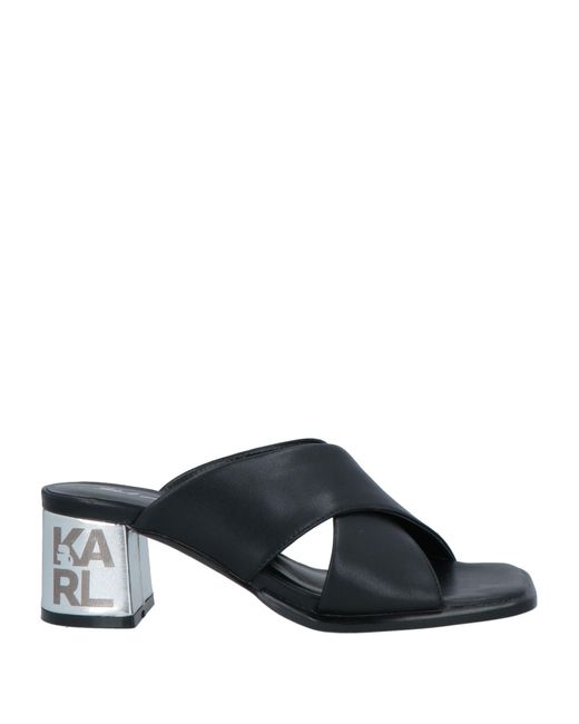 Karl Lagerfeld Black Sandals