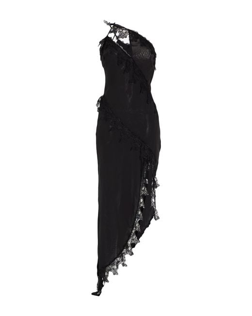 Blumarine Black Maxi Dress Polyester