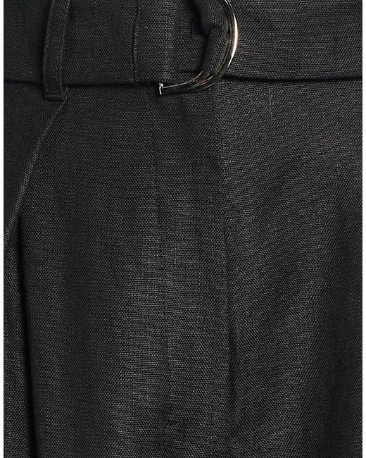 Max Mara Black Pants Linen