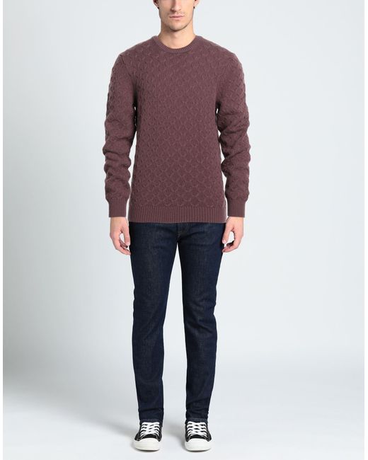 Tagliatore Purple Sweater for men