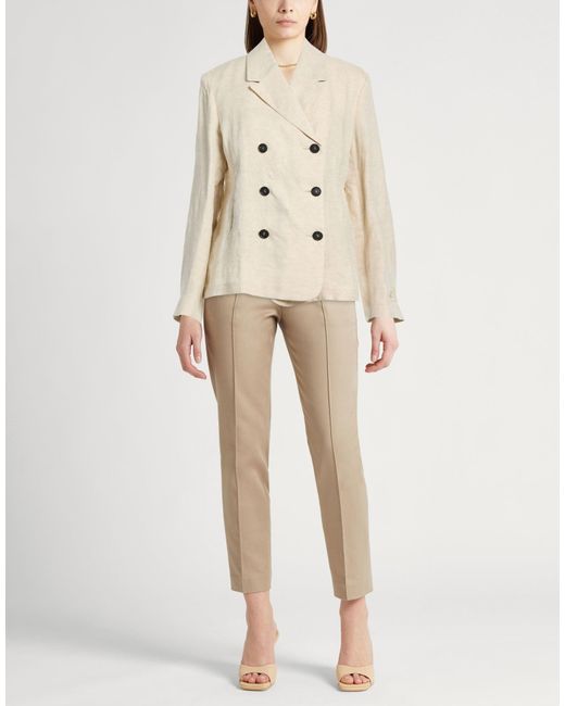 Massimo Alba Natural Blazer Linen