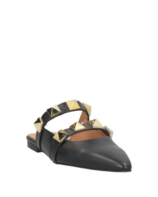 Nila & Nila Black Mules & Clogs