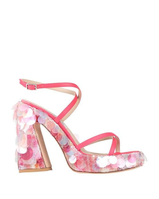 Kalliste Pink Sandals Leather