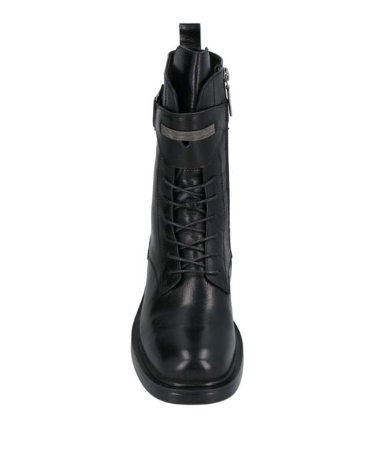 Emanuélle Vee Black Ankle Boots