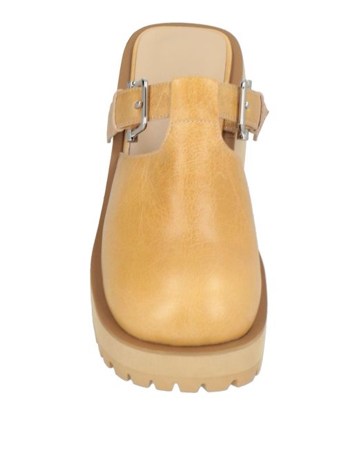 OSOI Natural Mules & Clogs Cow Leather