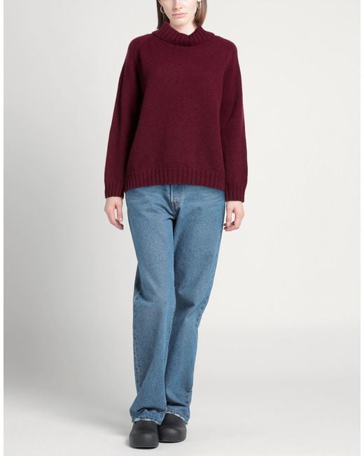 Aragona Red Turtleneck