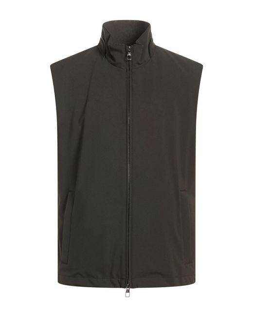 Montecore Black Charcoal Vest Polyester, Elastane for men