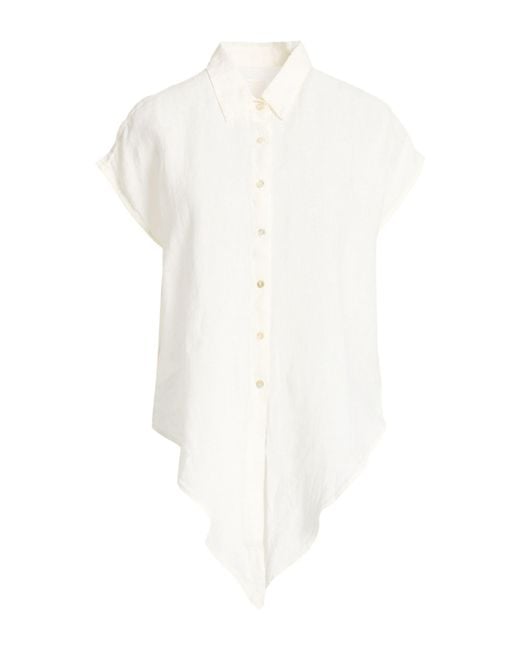 120% Lino White Shirt