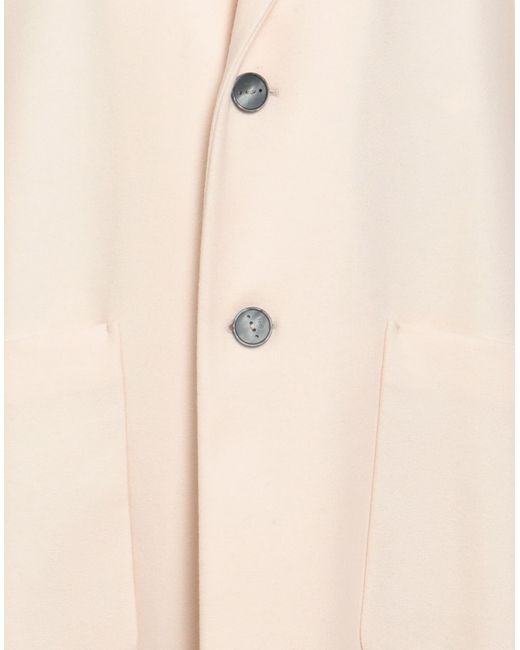 Hevò Natural Coat Virgin Wool, Polyamide for men