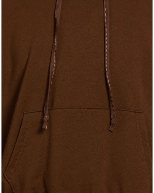 Berna Brown Sweatshirt Cotton, Elastane for men