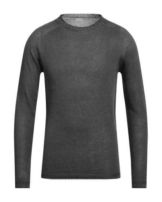 120% Lino Pullover in Gray für Herren