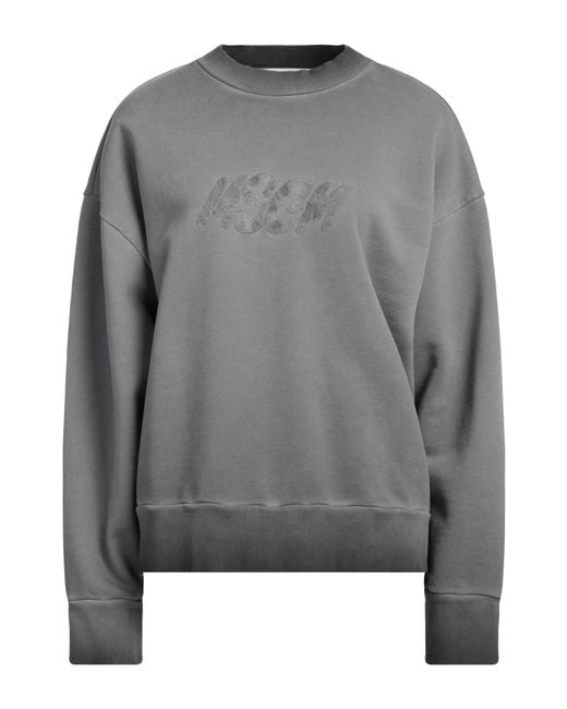 MSGM Gray Sweatshirt