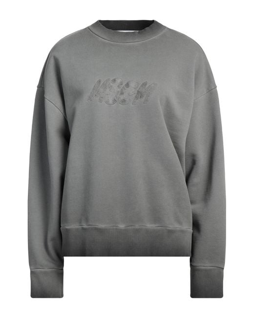 MSGM Gray Sweatshirt
