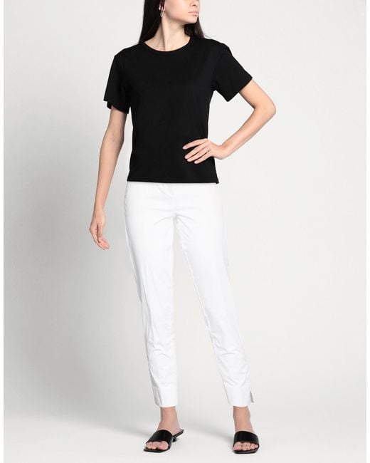 Cambio White Pants Cotton, Elastane