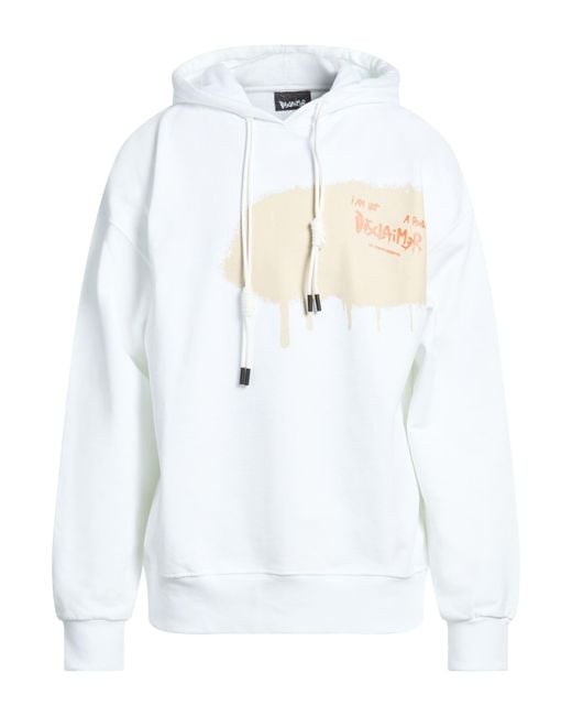 DISCLAIMER White Sweatshirts for men