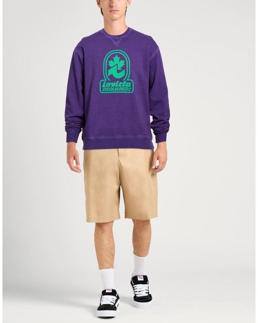 INVICTA x DSQUARED2 Purple Sweatshirts for men