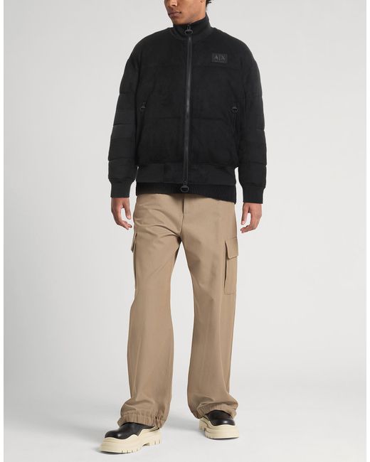 ARMANI EXCHANGE Black Puffers for men