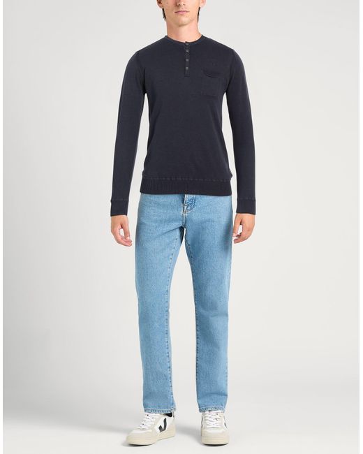 Berna Blue Sweater Cotton for men