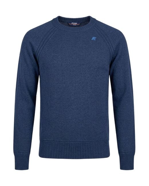 Pullover K-Way de hombre de color Blue