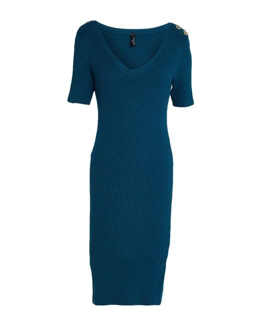 MARCIANO BY GUESS Blue Midi Dress