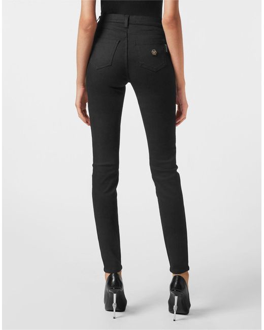 Pantalon en jean Philipp Plein en coloris Black