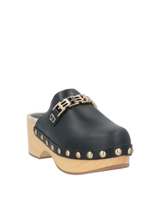 Baldinini Black Mules & Clogs