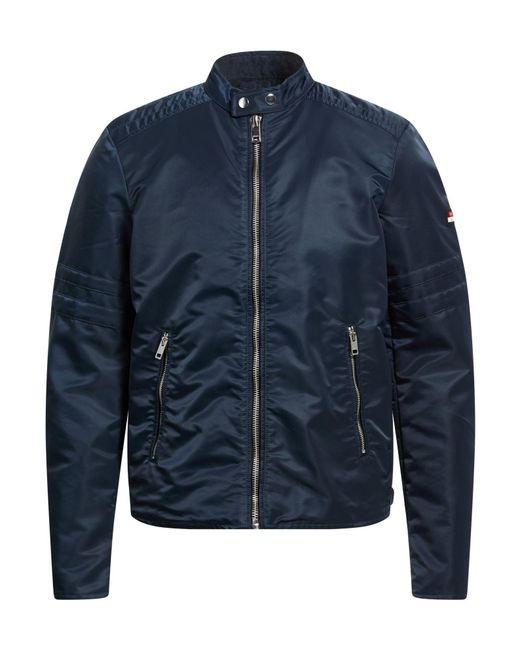 DIESEL Blue Jacket for men
