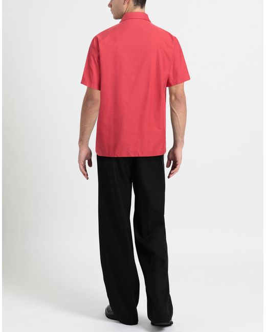 Camisa Versace de hombre de color Red