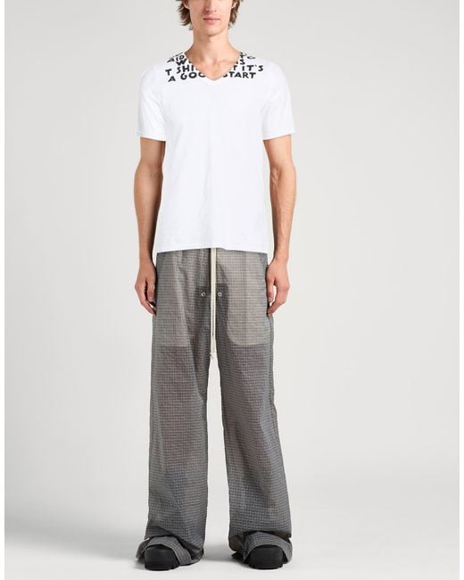 MM6 by Maison Margiela White T-Shirts for men