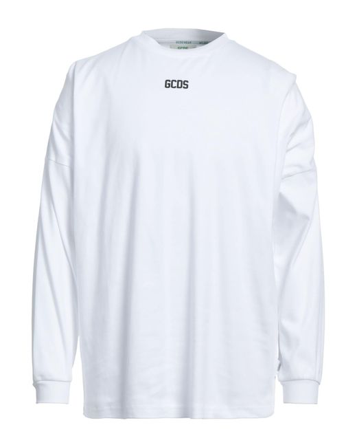 Gcds White T-shirt for men