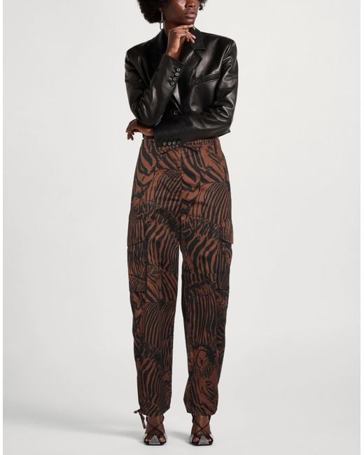 Weekend by Maxmara Brown Pants Cotton