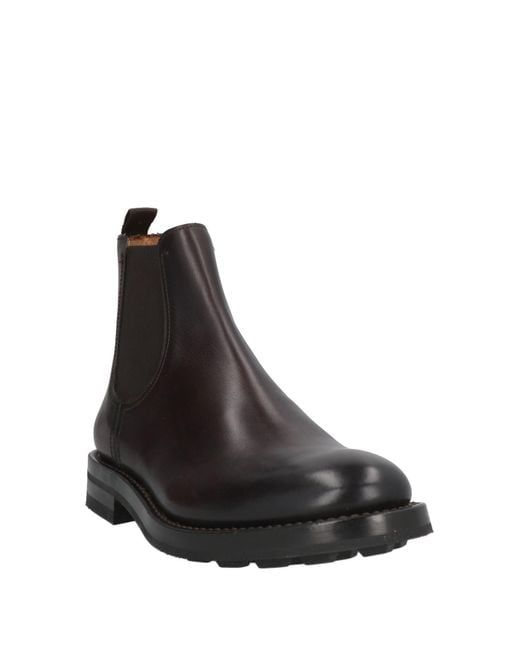 Fabi Brown Ankle Boots Leather for men