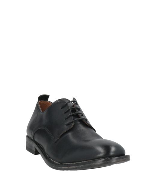 Moma Black Lace-Up Shoes