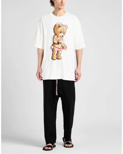DOMREBEL White T-Shirt for men