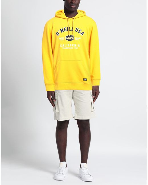 O'neill Sportswear Yellow Sweatshirt for men