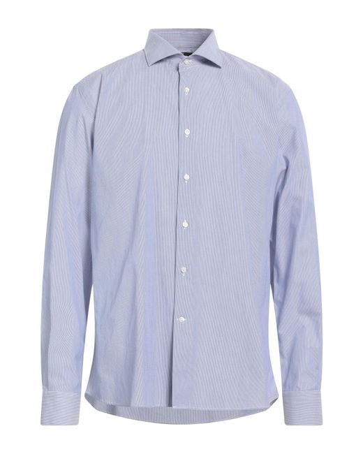Roberto Cavalli Blue Shirt for men