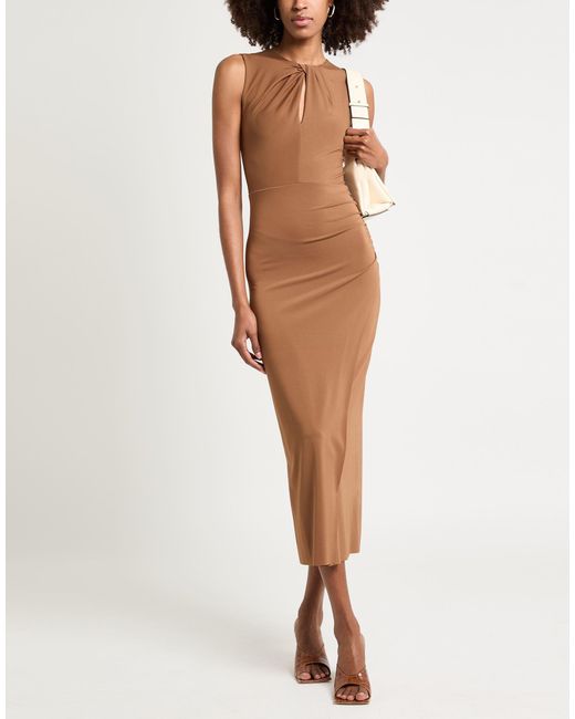 Kaos Brown Maxi Dress