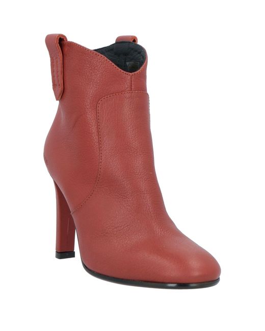 Golden Goose Deluxe Brand Red Ankle Boots